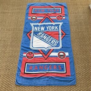 Vintage New York Rangers NHL Hockey Beach Towel 29” X 56”